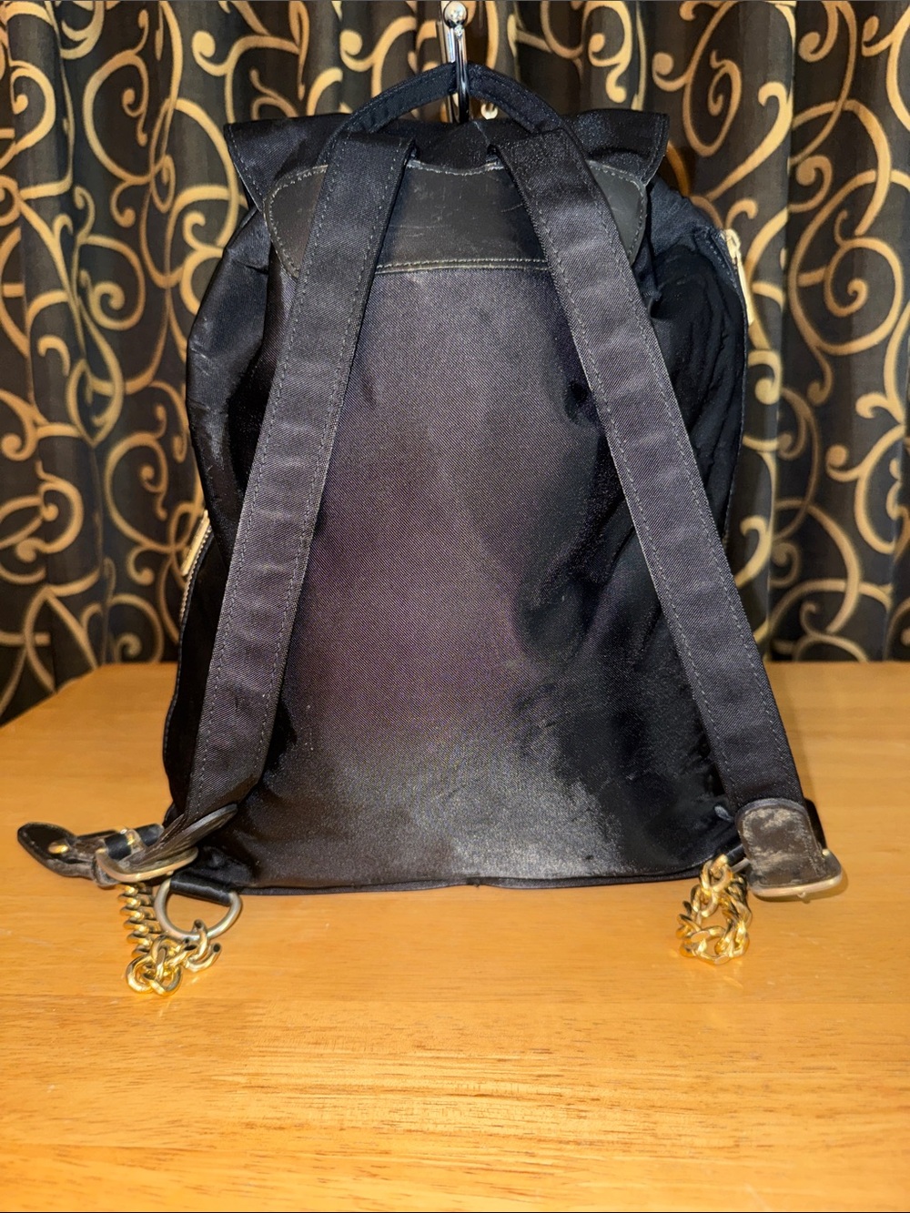 Valentino Garavani vintage authentic Sport Line backpack in classic black nylon - Picture 2 of 7